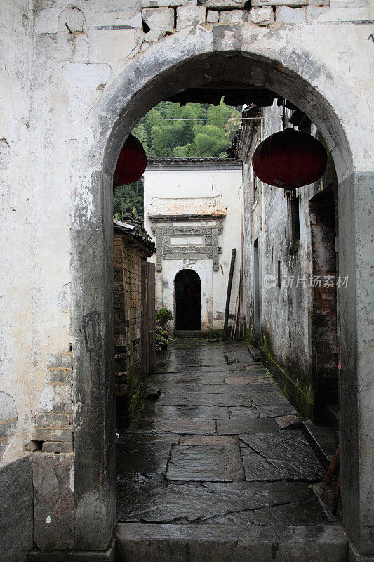 Chinese Ancient Village LiKeng (婺源.李坑) in Wuyuan county, China